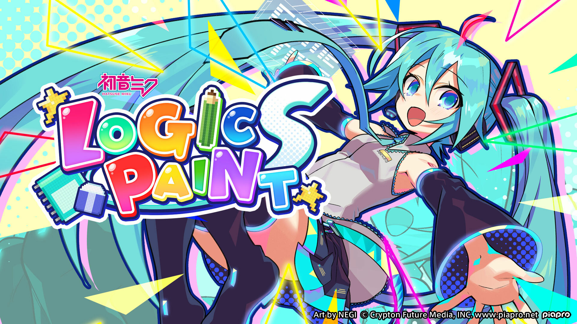 初音未来逻辑绘画S（Hatsune.Miku Logic Paint S）免安装中文版 – 游戏下载-游戏小镇
